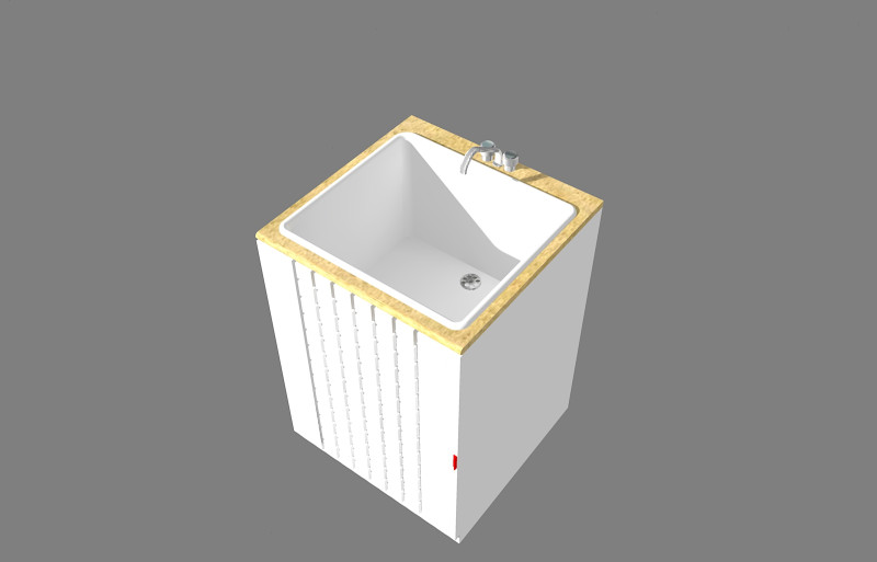 Pila-sink Model 3D .c4d .max .obj .3ds .fbx .stl .blend