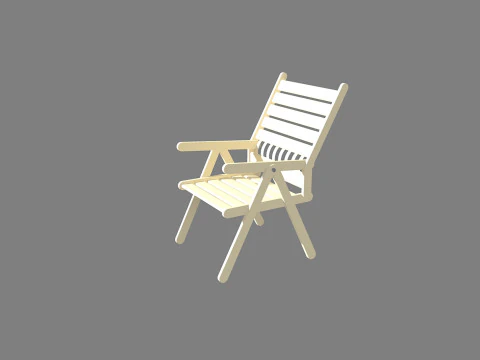 Sdraio-deck chair 3D Model