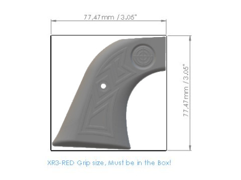 XR3-RED Grip models 3D Model