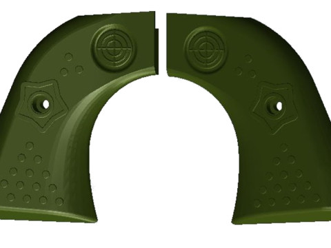 XR3-RED Grip models Modèle 3D