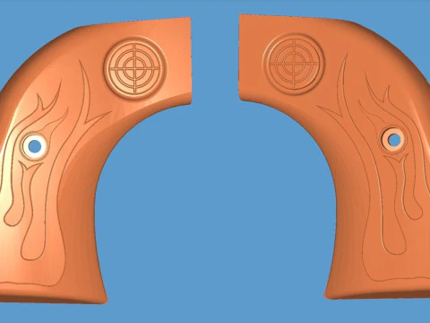 XR3-RED Grip models 3D Model