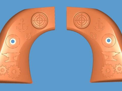 XR3-RED Grip models Modèle 3D