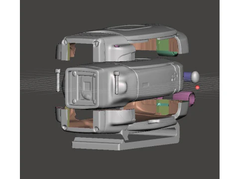Escaner A730 基础 3D 打印模型
