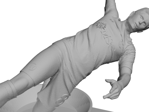 McTominay Iconic Goal Celebration Napoli Scudetto Moment- Normal poli for 3d print e hight poly Model do druku 3D