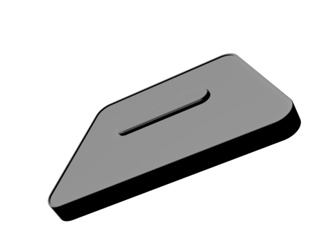 Echo show wall mount to be applied to the electrical socket frame with its rotating base 3D-Druckmodell