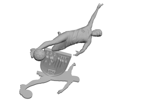 McTominay Napoli Scudetto Tribute 3D Printable Soccer Figurine v20 Model do druku 3D