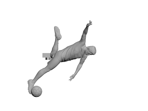McTominay Napoli Scudetto Tribute 3D Printable Soccer Figurine v20 3D-Druckmodell