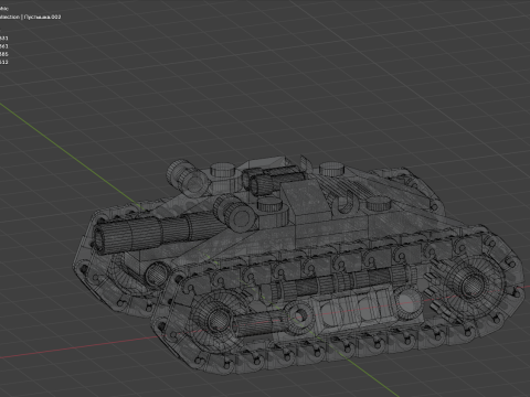3 Model - A small LEGO all-terrain vehicle consisting of 108 individual s 3D 模型