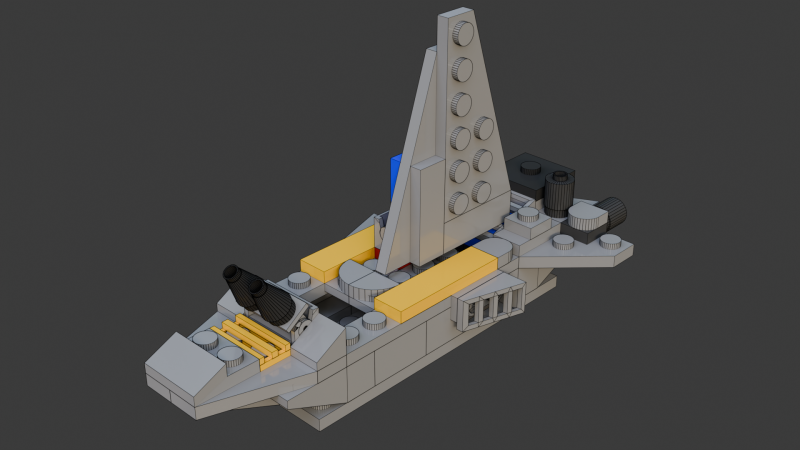 Model 11 - Boot bestaande uit 83 afzonderlijke s 3D Model .c4d .max .obj .3ds .fbx .stl .blend