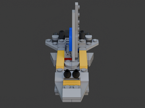 Model 11 - Boot bestaande uit 83 afzonderlijke s 3D Model