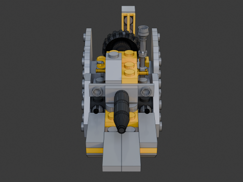 Model 18 - Łódź składająca się z 67 oddzielnych elementów Model 3D