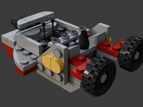 Model 20 - Boat consisting of 74 separate s 3D Model