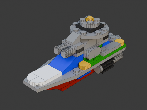 मॉडल 28 - 97 अलग-अलग नावों से युक्त नाव 3D मॉडल