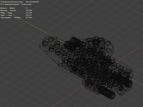 मॉडल 28 - 97 अलग-अलग नावों से युक्त नाव 3D मॉडल