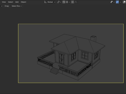 Medieval house low poly village town city residential game ready 22 3D मॉडल