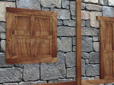 Medieval house low poly village town city residential game ready 29 3D Model