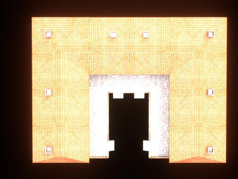 Medieval house low poly village town city residential game ready 49 3D Model