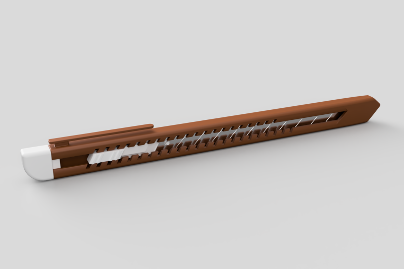 Paper cutter knife 3D 模型 .c4d .max .obj .3ds .fbx .stl .blend 