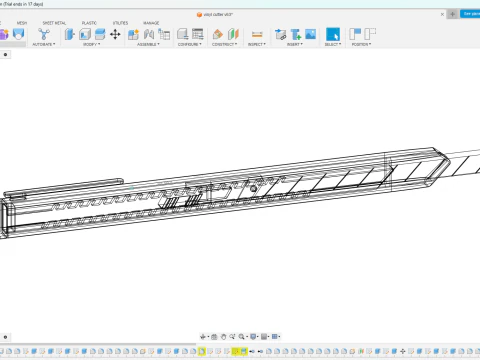 Paper cutter knife 3D Model