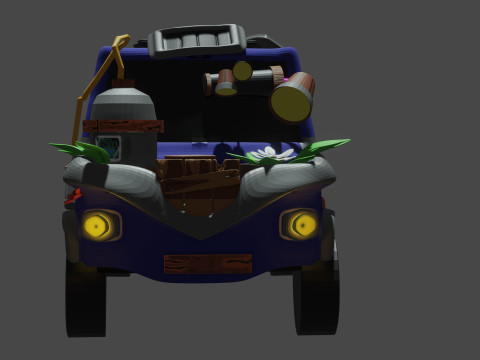 CARTOON CAR 3D Model 3D
