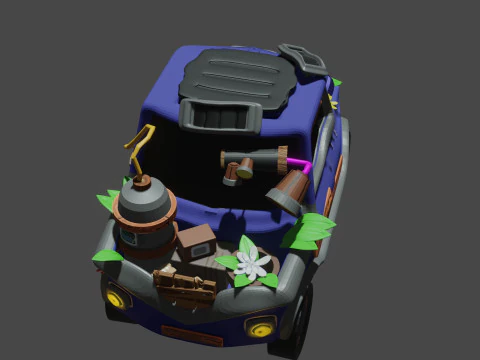 CARTOON CAR 3D 3D Model
