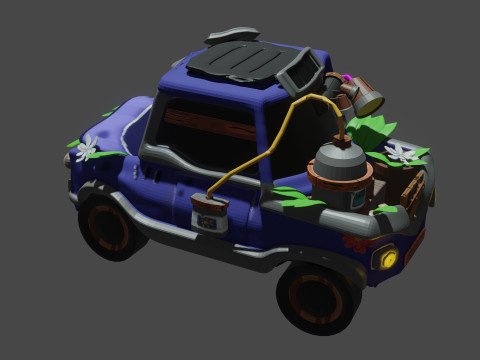 CARTOON CAR 3D Model 3D