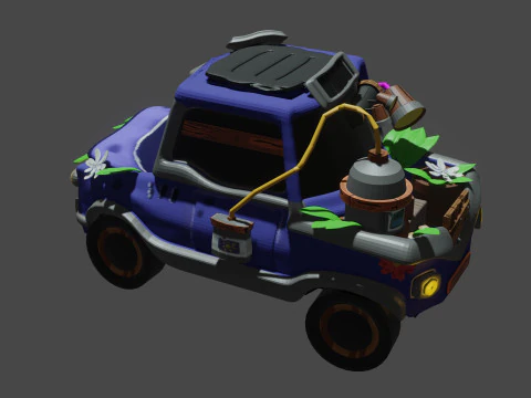 CARTOON CAR 3D 3D Model