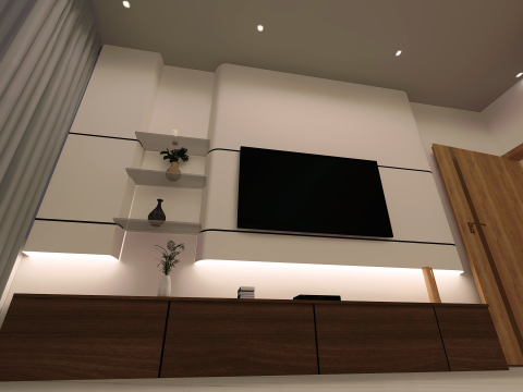 Modern TV Unit FOR INTEROR Model 3D