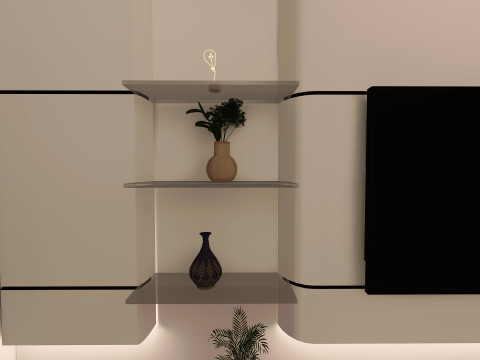 Modern TV Unit FOR INTEROR Model 3D