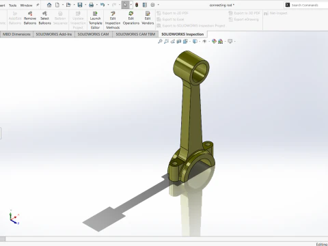4 Silnik cylindryczny Model 3D