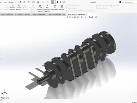4 Silnik cylindryczny Model 3D