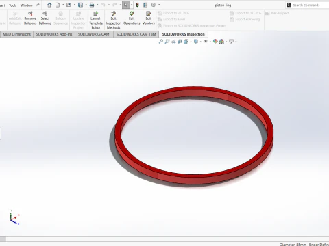 4 Silnik cylindryczny Model 3D