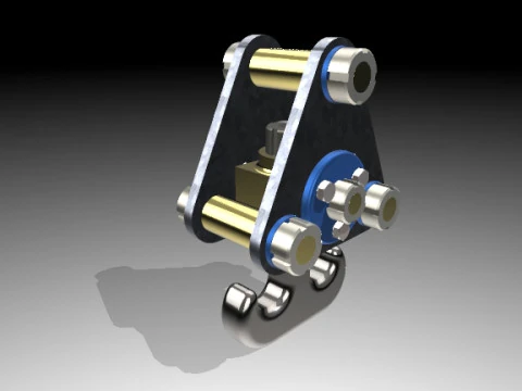 Hak dźwigowy Model 3D