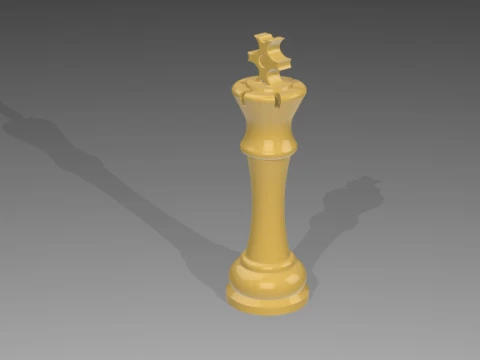 Kawałki szachowe Model 3D
