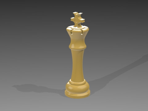 Chess Pieces 3D Model