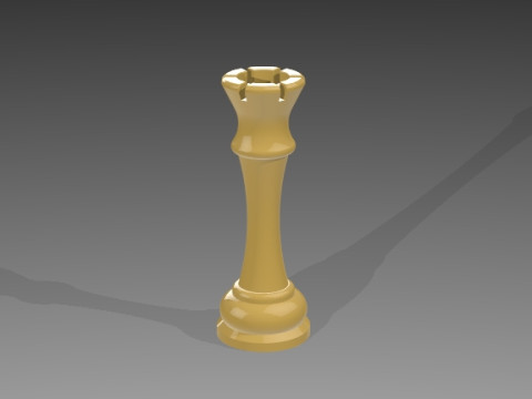 Chess Pieces 3D Model