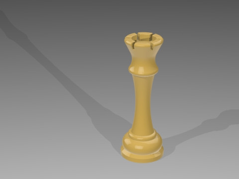 Chess Pieces 3D Model