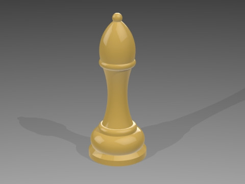 Chess Pieces 3D Model