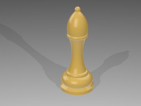 Chess Pieces 3D Model