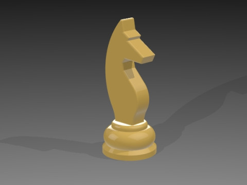 Chess Pieces 3D Model