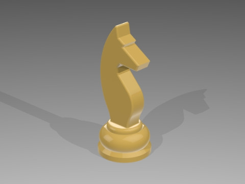 Chess Pieces 3D Model