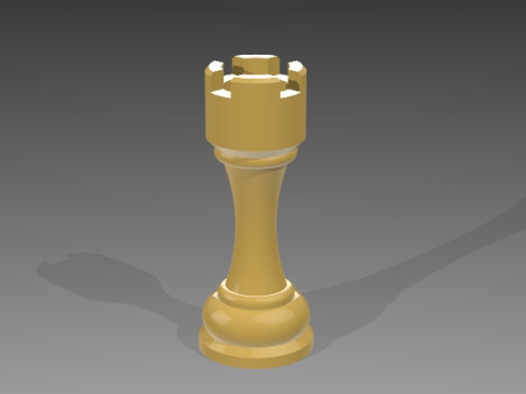 Chess Pieces 3D Model
