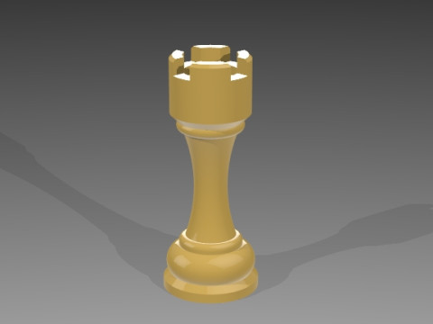 Chess Pieces 3D Model