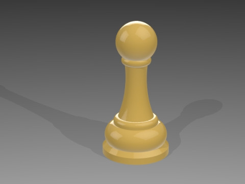 Chess Pieces 3D Model