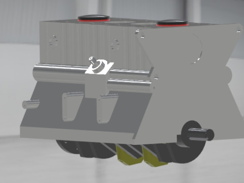 4 Stroke Engine 3D Modell