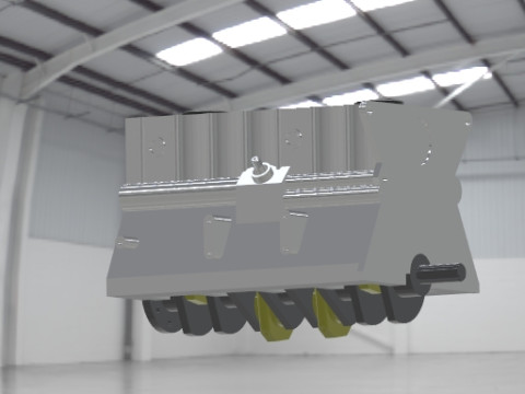 4 Stroke Engine 3D Model