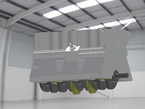 4 Stroke Engine 3D Model