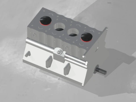 4 Stroke Engine 3D Model