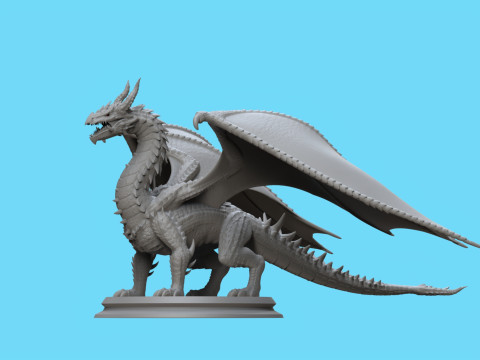 Magnarion The Dreadful Dragon 3D 프린트 모델