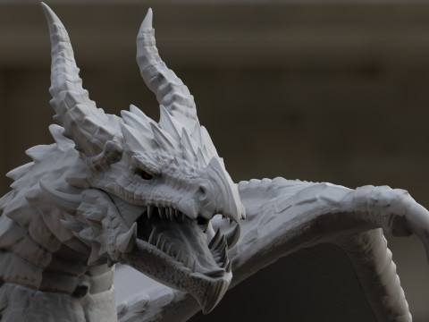 Magnarion The Dreadful Dragon 3D 프린트 모델
